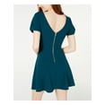 thumbnail image 2 of Speechless Womens Solid Skater Dress, Green, Small, 2 of 3