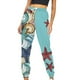 thumbnail image 2 of Puntoco Mujer Moda Casual Estampados Cintura Elástica Pantalones Largos Rectos Pantalones De Chándal Puntoco Puntoco-6772, 2 of 5