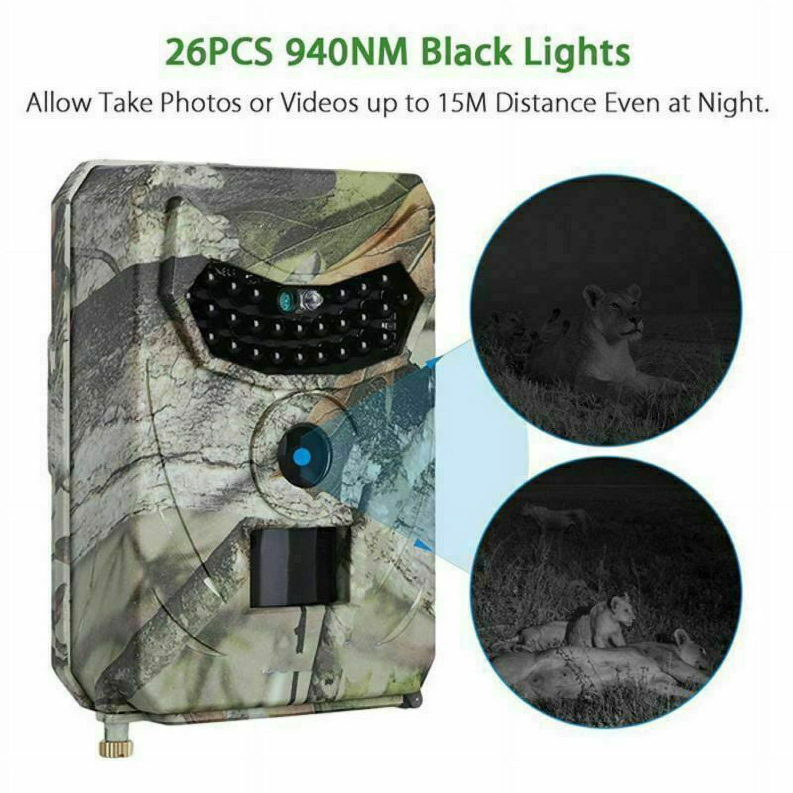 Myriann Outdoor Hunting Trail Camera 12MP 1080P HD Game Camera with Night Vision No Glow