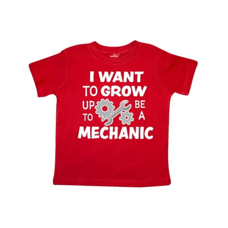 

Inktastic I Want To Grow up To Be a Mechanic Gift Toddler Boy or Toddler Girl T-Shirt