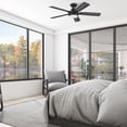 thumbnail image 5 of Honeywell Radstock 52" Ceiling Fan w/ Remote, & Reversible Blades, Matte Black, 5 of 7