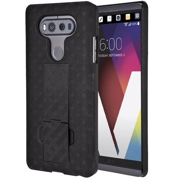 Rome Tech LG V20 Shell Holster Combo Case - Black