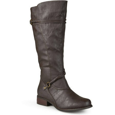 Women's Extra Wide Calf Knee High Faux Leather Riding (Best Selling Riding Boots)