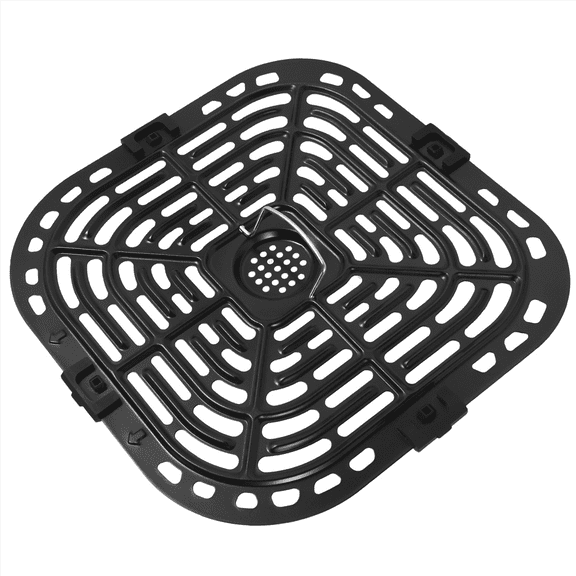 Air Fryer Grill Plate for Instants Plus 6QT Fryers, Upgraded Square Pan Tray Replacement Parts