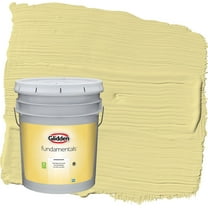 Glidden Fundamentals Subtle Sunshine / Green Eggshell Interior Paint, 5 Gallon