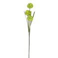 thumbnail image 1 of Planta de flores artificiales, 3 cabezas, bola de cebolla de plástico, decoración del hogar para bodas, bricolaje (verde), 1 of 2