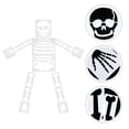 thumbnail image 4 of 15 Sheets Halloween Skeleton Painting Stencils Festival Wall Decor Templates, 4 of 4