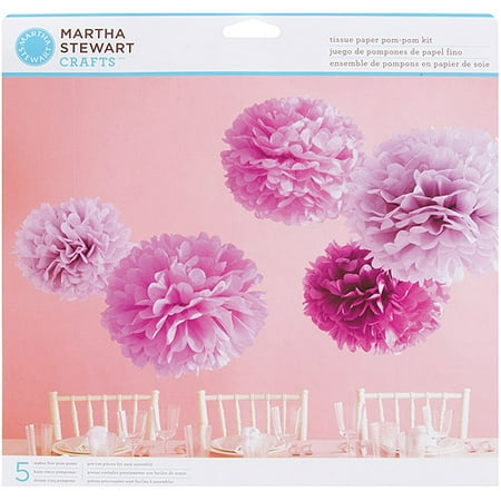 Tissue Paper Pom Pom Kit-Purple