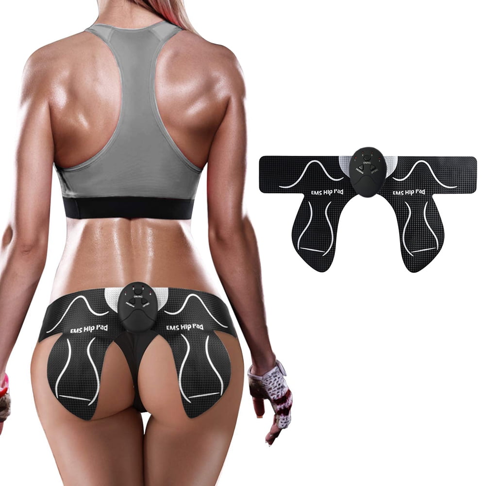 White Hip Trainer Buttock Tighter Lifter EMS Vibration Muscle Stimulator 