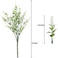 thumbnail image 4 of Sinhoon 8 Bundles Artificial Lavender Flowers, Outdoor UV Resistant Artificial Flowers Faux Plastic Shrubs for Hanging Planters Outside Home Decoration(White), 4 of 5