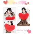thumbnail image 5 of Under $4 Heart Shaped Pillows on Clearance Under $$5,Solid Color Heart Pillows for Bed,Heart Pillows on Clearance,Cute Toy for Lover Kids Festival Gift,20cm Love Heart Plush Cushion Red, 5 of 6