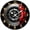Color:A-20cm, variant on Automotive Wall Clock with Wheel and Brake Theme for Indoor Time Display