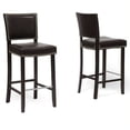 thumbnail image 1 of Baxton Studio Tabouret de Bar 30,5 Pouces en Brun (Ensemble de 2), 1 of 2
