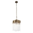 thumbnail image 4 of Varaluz Lighting - Matrix - Three Light Pendant-Matte Black/French Gold Finish, 4 of 7
