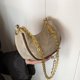 thumbnail image 4 of Bolso de un solo hombro para mujer, nuevo bolso de mano para mujer, bolsos de mano para mujer, moderno, informal, sencillo, elegante, con cadena, para desplazamientos diarios, Y2k, 4 of 5