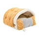 thumbnail image 2 of Cueva Cama para perros Tienda suave antideslizante Cojín acogedor Cojín para dormir con almohada Gato Casa cálida para conejo, 2 of 8