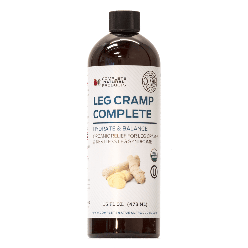 Leg Cramp Complete Natural Liquid Organic Amish Muscle, Foot & Leg