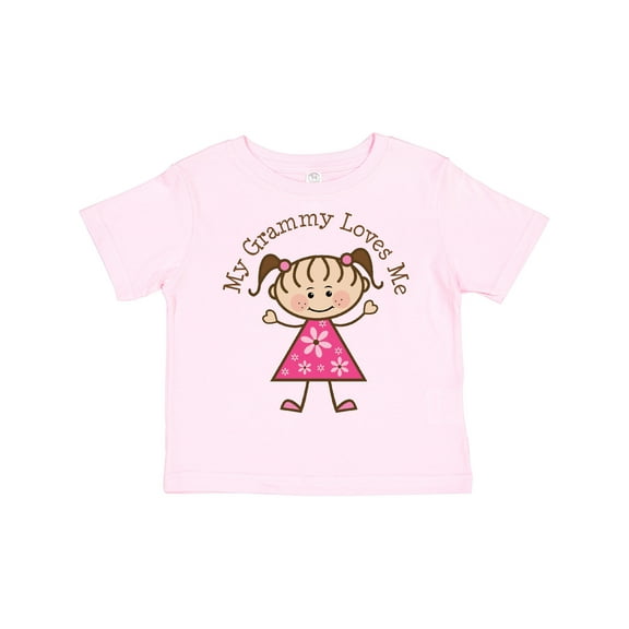 Inktastic My Grammy Loves Me Girls Toddler T-Shirt