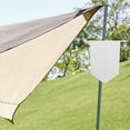 thumbnail image 4 of Troglfold banner pole bracket 2pcs Garden Banner Flag Pole Holder For Outside Wooden Banner Pole Wall Mount Flag Hanger For Yard And Porch Decorative Wood Banner Pole,15.75"X0.47"X0.47", 4 of 10
