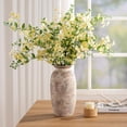 thumbnail image 5 of Ceramic Rustic Flower Vase, Large Farmhouse Vases Home Decor, 12.5" Tall Pottery Decorative Pampas Vase for Table Living Room Entryway Mantel Bookshelf Bedroom Bathroom Kitchen, 5 of 18