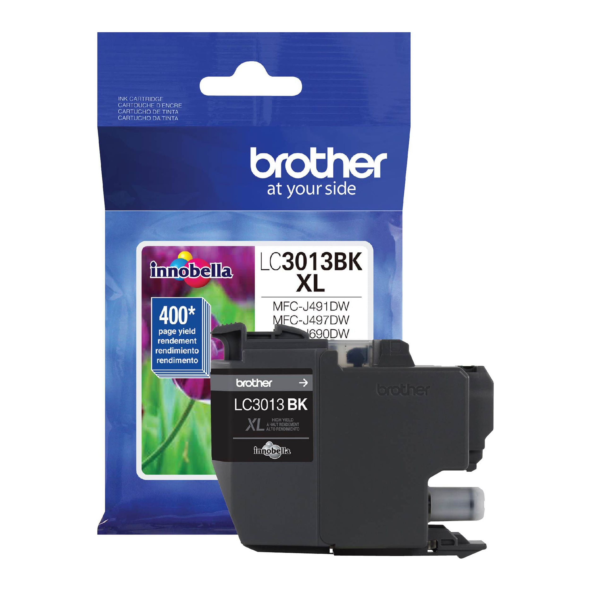 Brother Genuine LC3013BK High-yield Black Printer Ink Cartridge