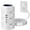White-6FT without wireless charging, variant on Tower Power Strip With 1 Dedicated Pd 20w Fast-charging Port 12 Outlets 5 Usb Ports (3 Usb-c) 1800j Protector Desk Charging Station For Multiple Devices 10ft Extension Cord Home Office