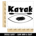 thumbnail image 2 of Kayak Doodle Self-Inking Rubber Stamp Ink Stamper - Red Ink - Large 1-1/2 Inch, 2 of 7