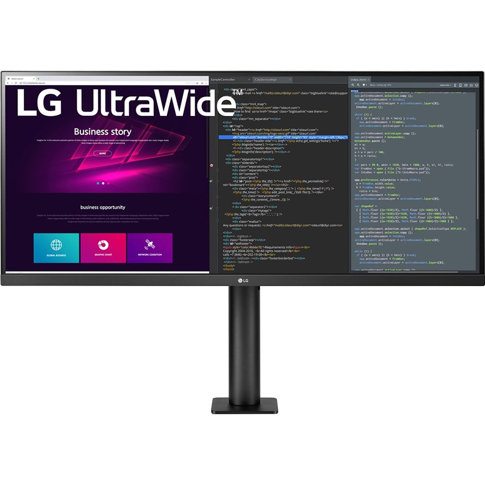 LG 34" 219 UltraWide QHD 3440x1440 Ergo IPS HDR Monitor 34WN780B