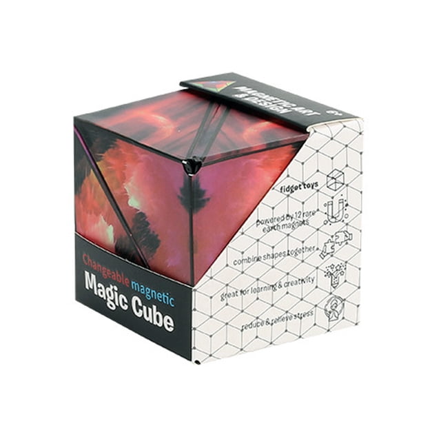 Hweilai Shape Shifting Box - 36 Rare Earth Magnets - Transforms Into Over 70 Shapes