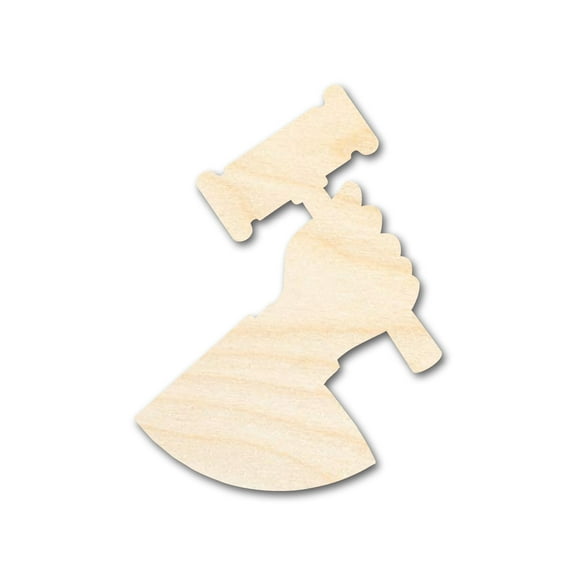 Unfinished Wood Judge Shape 6" / 1/2"