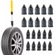 thumbnail image 1 of Muyoka 20 piezas de reparación de neumáticos al vacío, reparación de neumáticos de uñas, reparación de pinchazos de uñas de goma, reparación de neumáticos, película de neumáticos para coches, camiones Muyoka Hogar, 1 of 7