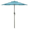 thumbnail image 1 of Northlight Parasol de Marché Extérieur 6,5 Pieds avec Manivelle - Bleu Turquoise, 1 of 5