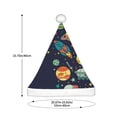 thumbnail image 3 of Cauagu Space for Adult Christmas Hat,1-Pack Xmas Holiday Hat Santa Hat for Women & Men Festive Headwear Accessories Fit for Christmas/New Year/Party, 3 of 6