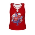 thumbnail image 5 of GERsome 4th of July Tank Tops Women's V-Neck Loose Fit Sleeveless Patriotic Summer T-Shirts Size S, 5 of 6