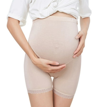 Womens Maternity Shapewear Mid-Thigh Pettipant Seamless Soft Abdomen