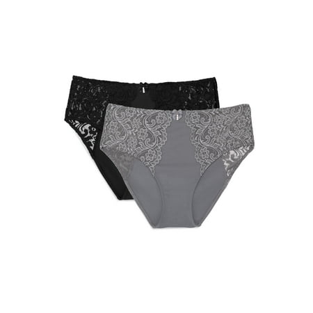 

Smart & Sexy Women s Signature Lace High Waisted Panty 2-Pack Style-SA1380