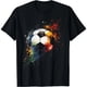 thumbnail image 1 of Playera de Fútbol Vintage para Mujer - Estampado Retro de Balón, 1 of 6
