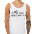 thumbnail image 2 of Skyline Albuquerque Tank Top Unisex Large White, 2 of 5