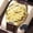 Gold, variant on POEDAGAR Men Quartz Watch Leather Band Waterproof Wrist Watch