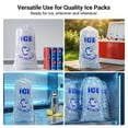thumbnail image 3 of Ecojoy Ice Bags 10lb Drawstring 100 Count Ice Bags Ice Machine, Heavy-duty Reusable Ice, 3 of 7