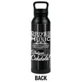 thumbnail image 2 of Supernatural Official Driver Picks Music 24 oz Insulated Canteen Water Bottle, Leak Resistant, Vacuum Insulated Stainless Steel with Loop Cap, Black, 2 of 7