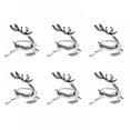 thumbnail image 1 of 6Pcs Napkin Ring Deer Napkin Ring Napkin Buckle High-End Hotel Western Restaurant Tableware Decorations Christmas Gifts, 1 of 1
