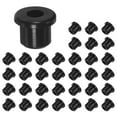 thumbnail image 1 of Uxcell 35-Pack 7/16 Inch Drill Hole, 1/4 Inch ID Silicone Rubber Grommets [Negro], 1 of 1