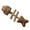 Brown, variant on Pet Toys Fish Bone Cat Toy with Wooden Teeth Cleaning Stick – Scented Entertainment for Cats Includes Mixed Fruit Fish Bone Design Three Types to Choose