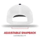thumbnail image 4 of Gorra de béisbol Richardson 112 Trucker Snapback Split Navy/White, 4 of 7