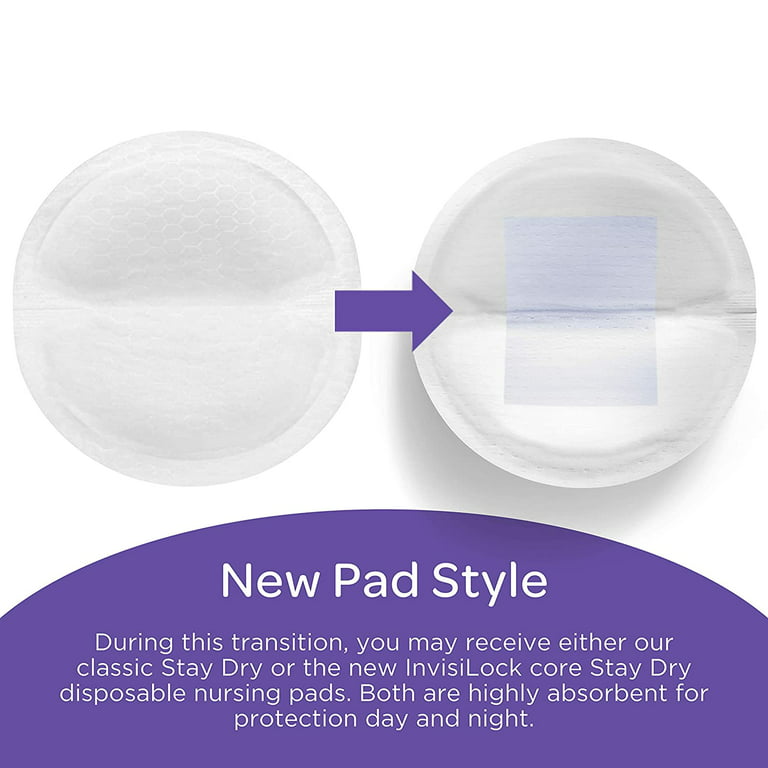 Stay Dry Disposable Nursing Pads for Breastfeeding, 125 Count Super  Absorbent, Ultra Comfortable, and Individually Wrapped Leakproof Breast  Pads - by