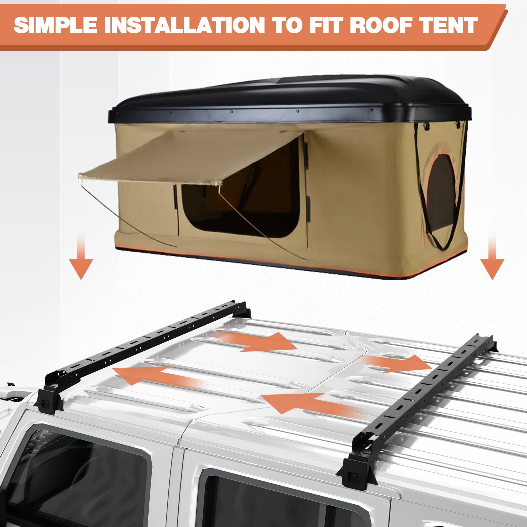 POFENZE Roof Racks for Jeep Wrangler JK JL JT Gladiator 2007-2023 Cargo Basket Rack for Jeep Wrangler Accessories