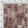 thumbnail image 2 of oneOone Rayon Rose Brown Fabric Plants Watercolor Mix Leaf Sewing Fabric By The Yard Printed Diy Clothing Sewing Supplies 56 Inch Wide, 2 of 4