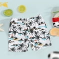 thumbnail image 2 of enyan Boys Swim Trunks with Boxer Brief Liner Compression Boy Bathing Suit Quick Dry Beach Swimsuit Toddler Swim Shorts,Black,3-4 Years, 2 of 4