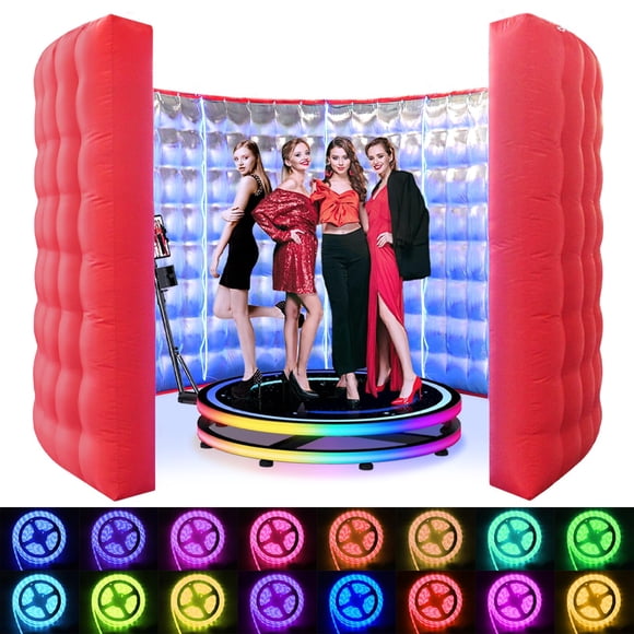 Fotomatón inflable SAYOK Silver Reflective con LED 360